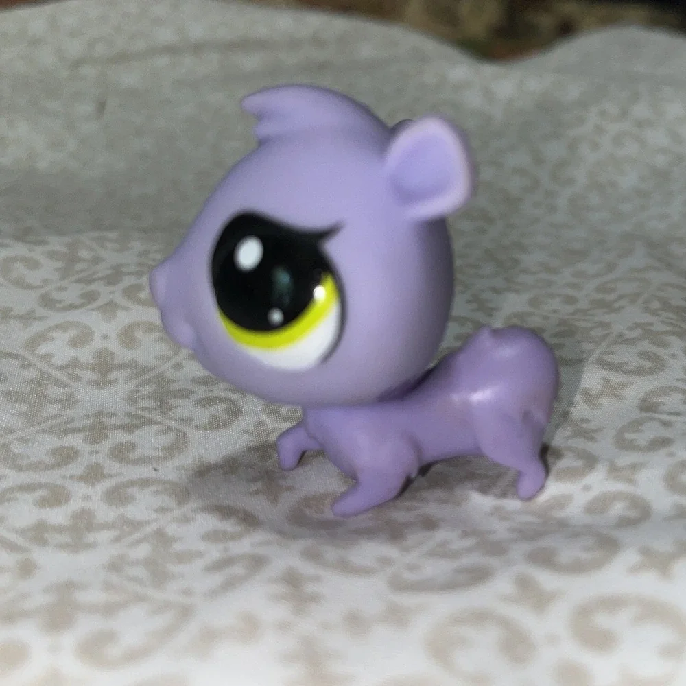 LPS Guinea Pig 3510 Littlest Pet Shop #3510‎ Stars Purple Yellow Eyes 2